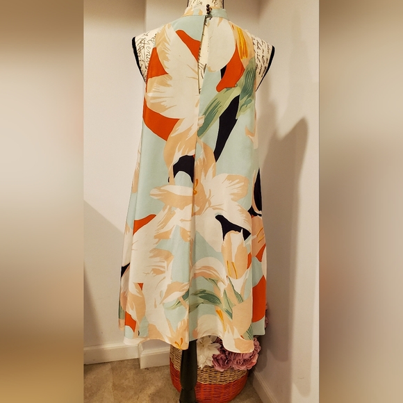 MAEVE BY ANTHROPOLOGIE WOMEN'S GREEN, SLEEVELESS, HALTER NECK, SIZE XS. - Picture 2 of 8